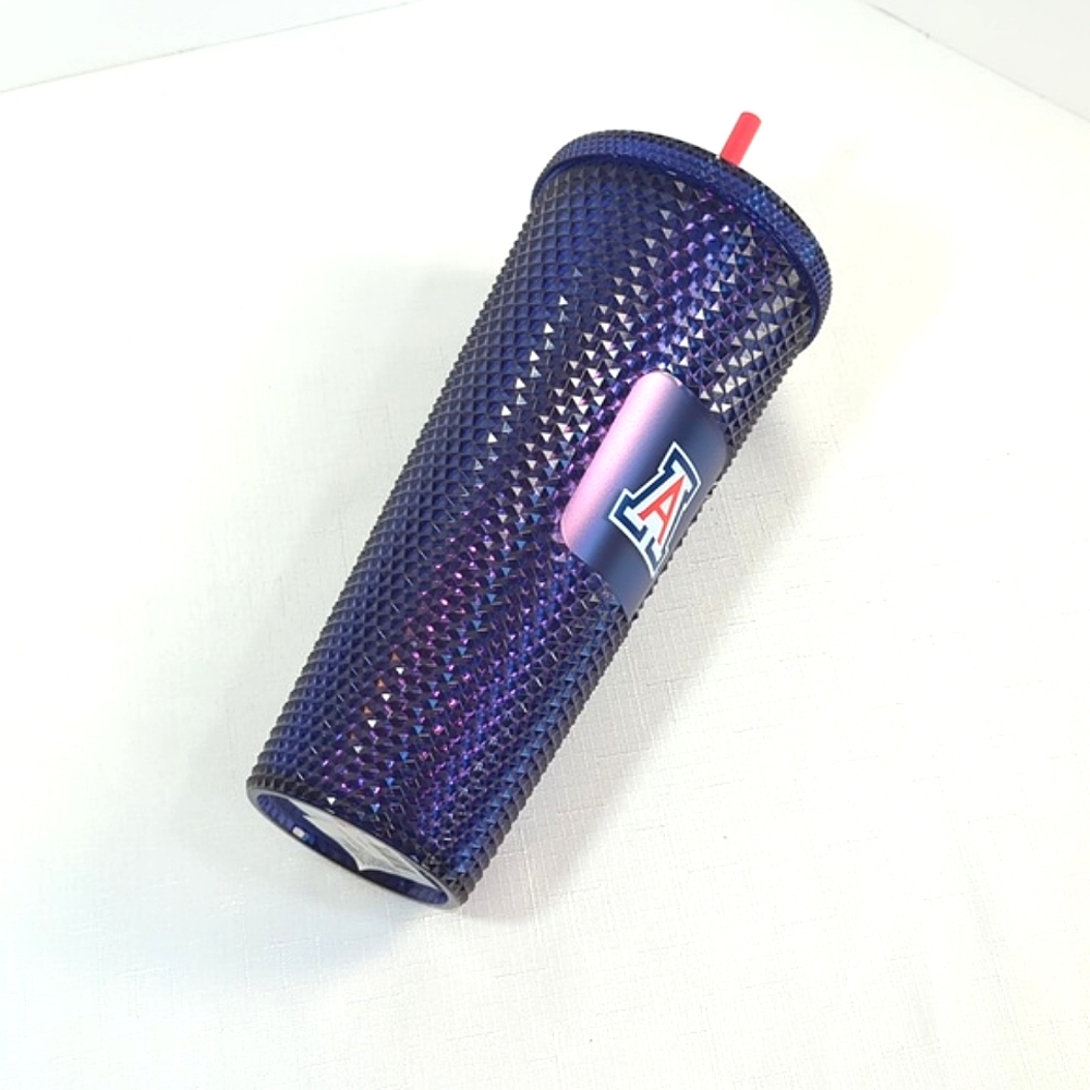 NWT 2023 Starbucks University of Arizona Blue Collegiate Studded Tumbler - Picture 2 of 5